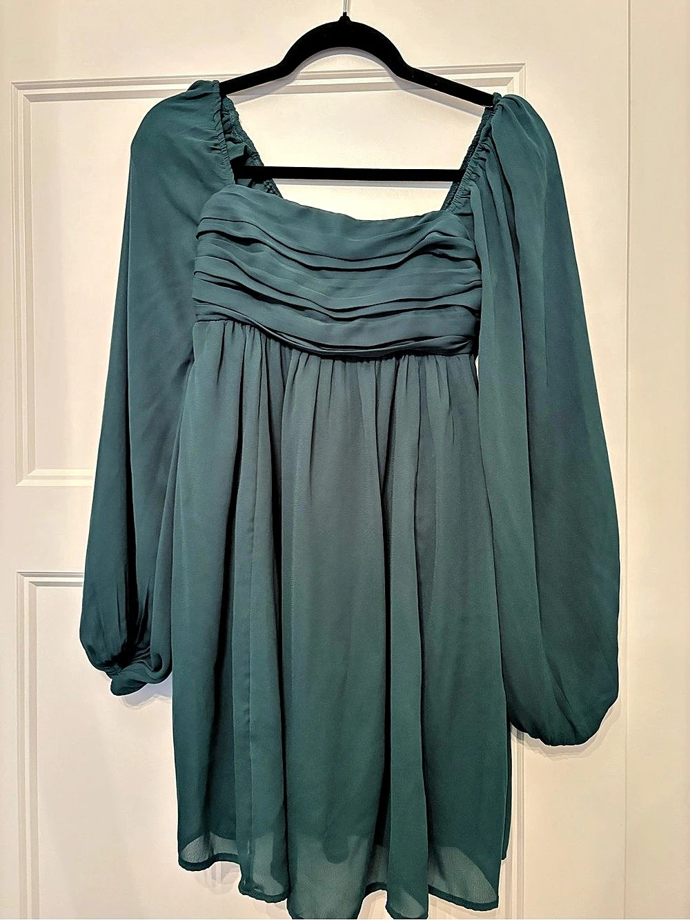 Abercrombie Emerson Balloon Sleeve Mini Dress